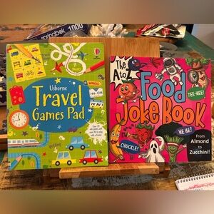 The A to Z Food Joke Book & Travel Game Pad, Brand New!  PB